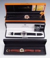 3 WRISTWATCHES NEW IN THE BOXE