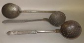 3 WROUGHT IRON HEARTHSIDE UTEN