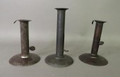 3 WROUGHT IRON HOG SCRAPER CAN