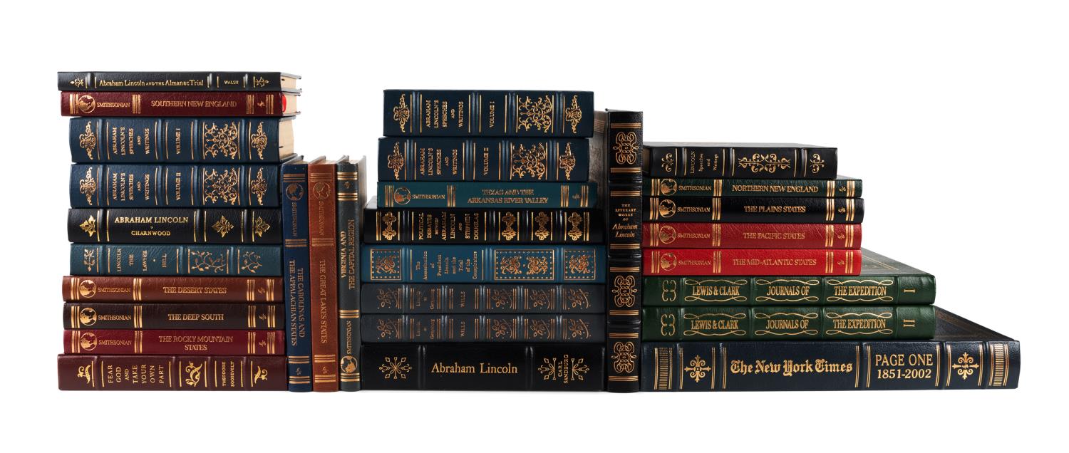 30 AMERICAN HISTORY LEATHER BOUND