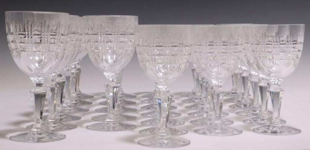 (30) FRENCH BACCARAT 'TURIN'