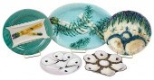 30 MAJOLICA TABLE OBJECTS19th/