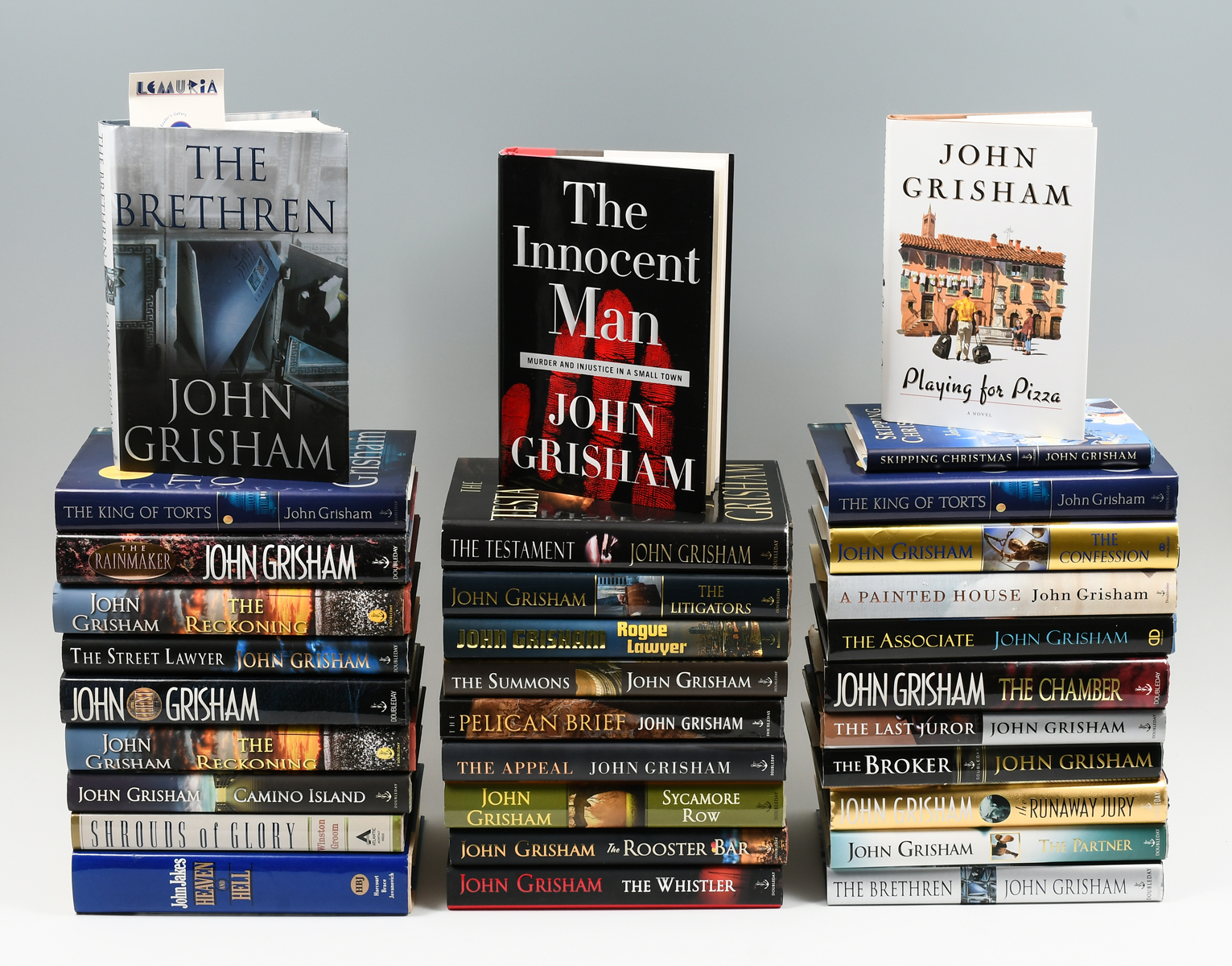 30 PC. JOHN GRISHAM 1ST EDITIONS