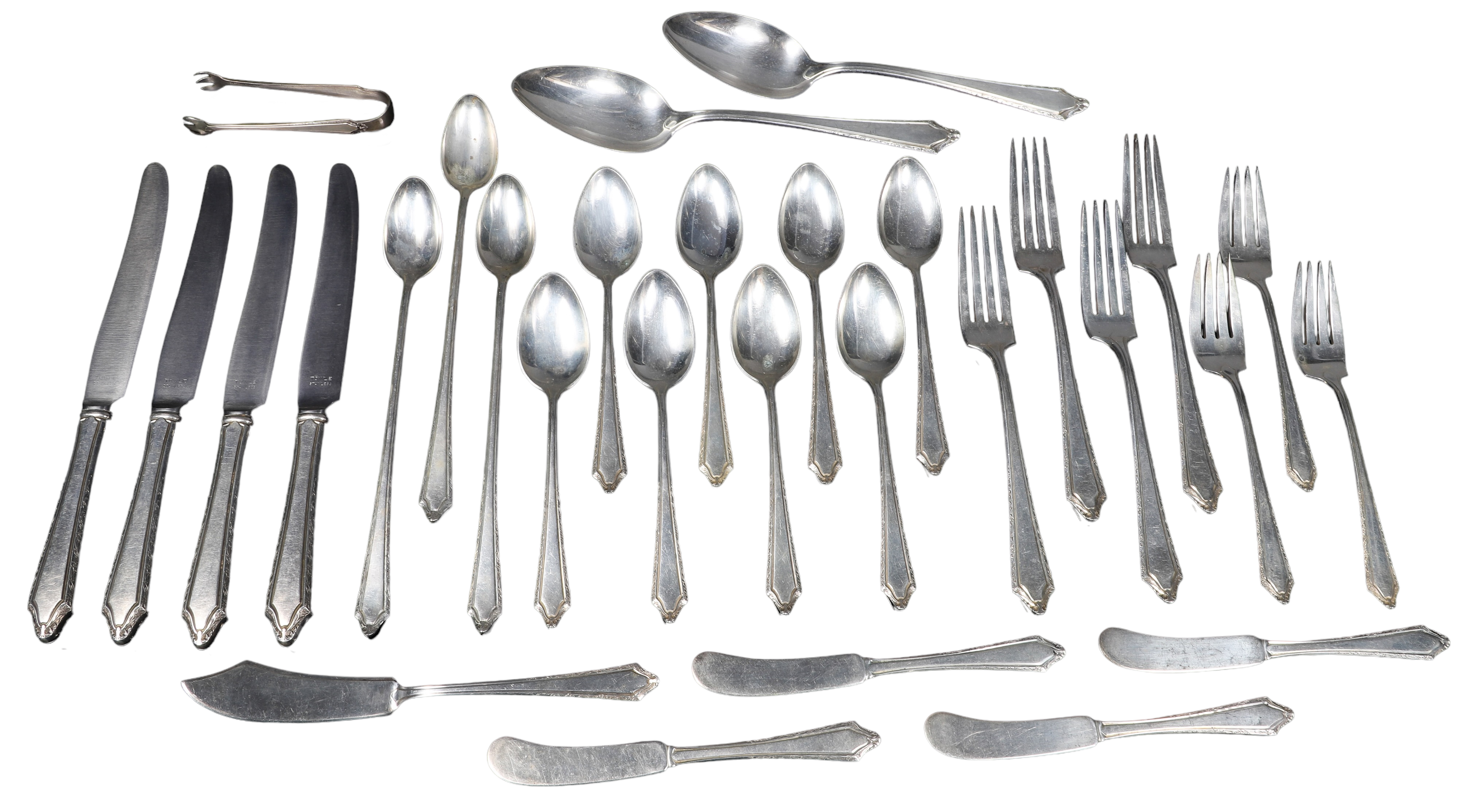 (30) Pcs Sterling Towle Flatware,