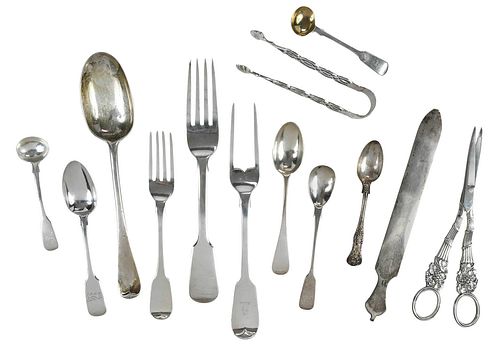 30 PIECES ENGLISH SILVER