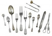 30 PIECES ENGLISH SILVER FLATW