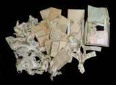 30+ PIECES OF VICTORIAN LACE T