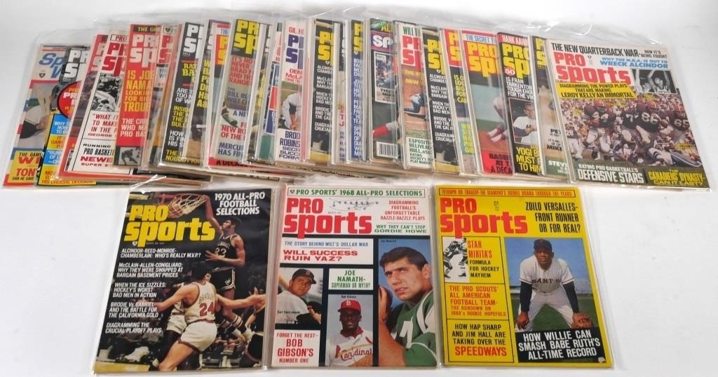(30) PRO SPORTS MAGAZINE,