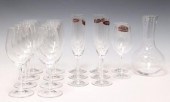 (30) RIEDEL COLORLESS GLASS DR