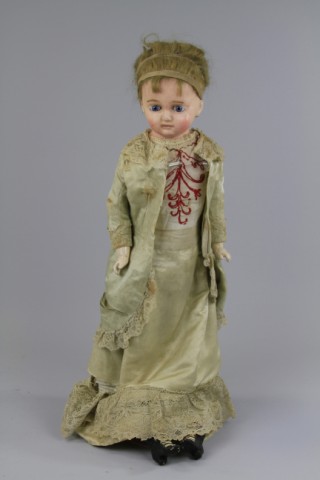 30'' WAX OVER MACHE DOLL (VICTORIAN
