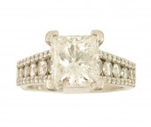3.01 CT PRINCESS CUT DIAMOND R