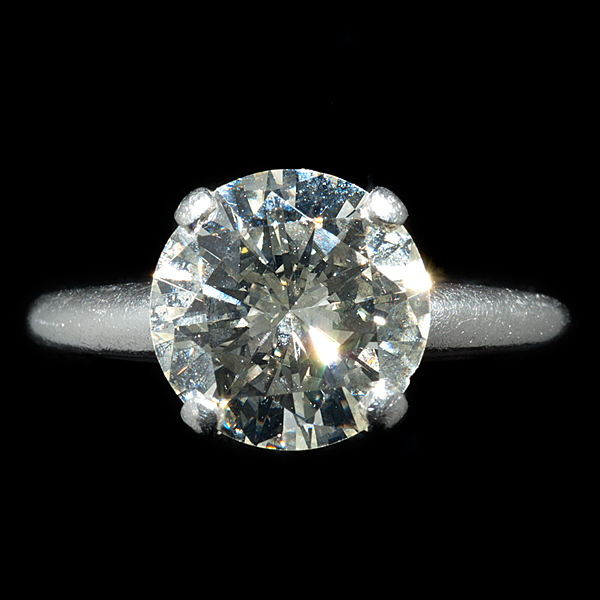 3.0cts. Classic Platinum and