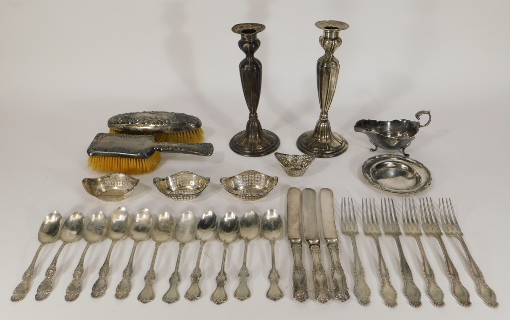 30PC ESTATE STERLING SILVER