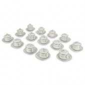(30PC) HEREND PORCELAIN "POT D