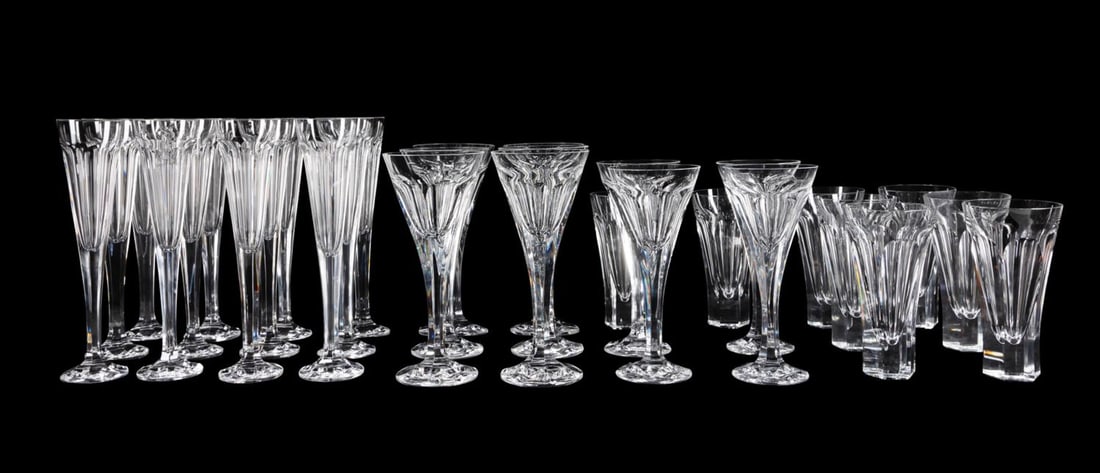 30PC MOSER 'JUBILANT' CRYSTAL