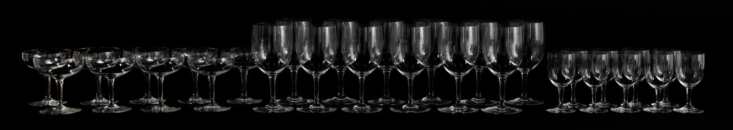 30PCS BACCARAT CRYSTAL "PERFECTION"