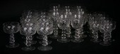 31 PIECE SET VINTAGE CRYSTAL B
