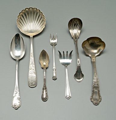 31 pieces assorted sterling