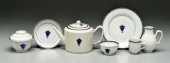 31 pieces Lowestoft porcelain,