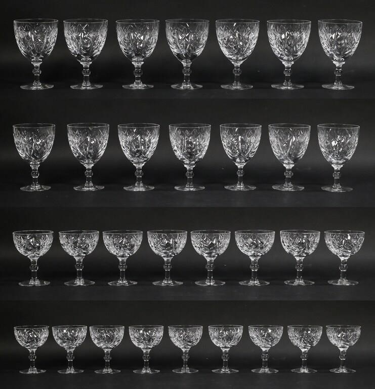 31 PIECES WEBB CORBETT CRYSTAL