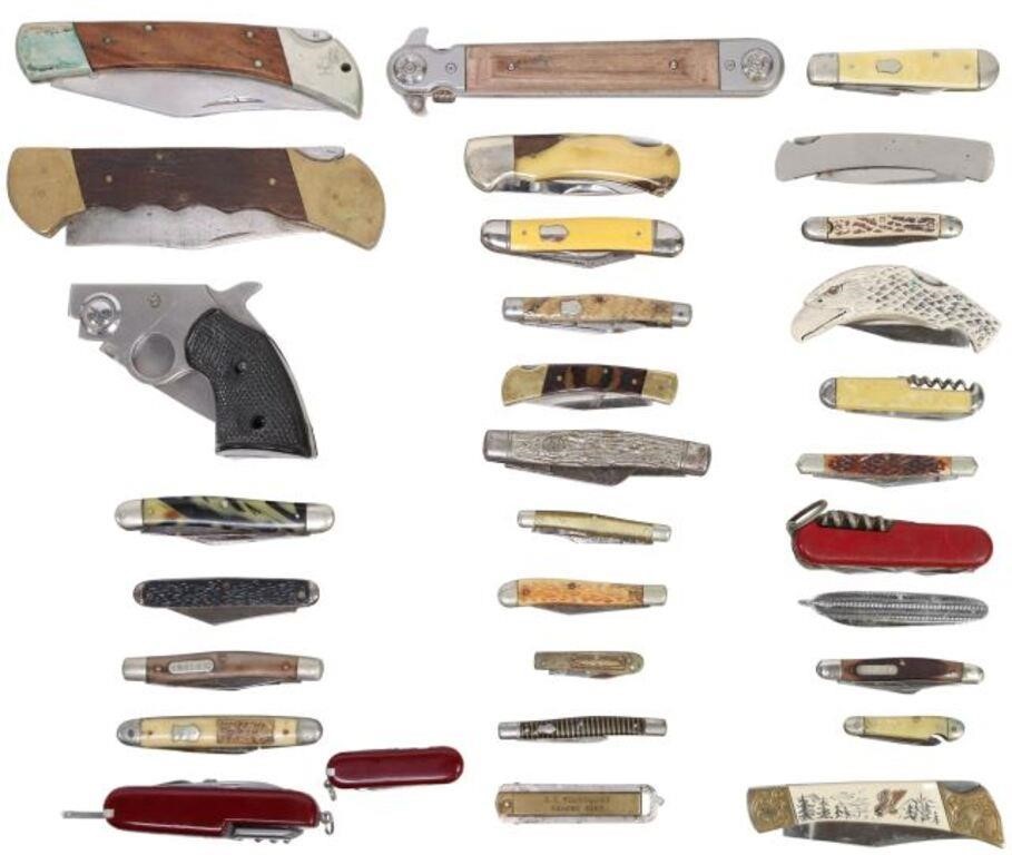 (31) POCKET KNIVES(lot of 31)