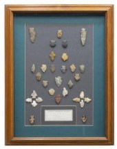 (31) SHADOWBOX FRAMED ARROWHEA
