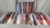 31 Vintage Men's Silk Ties, ma