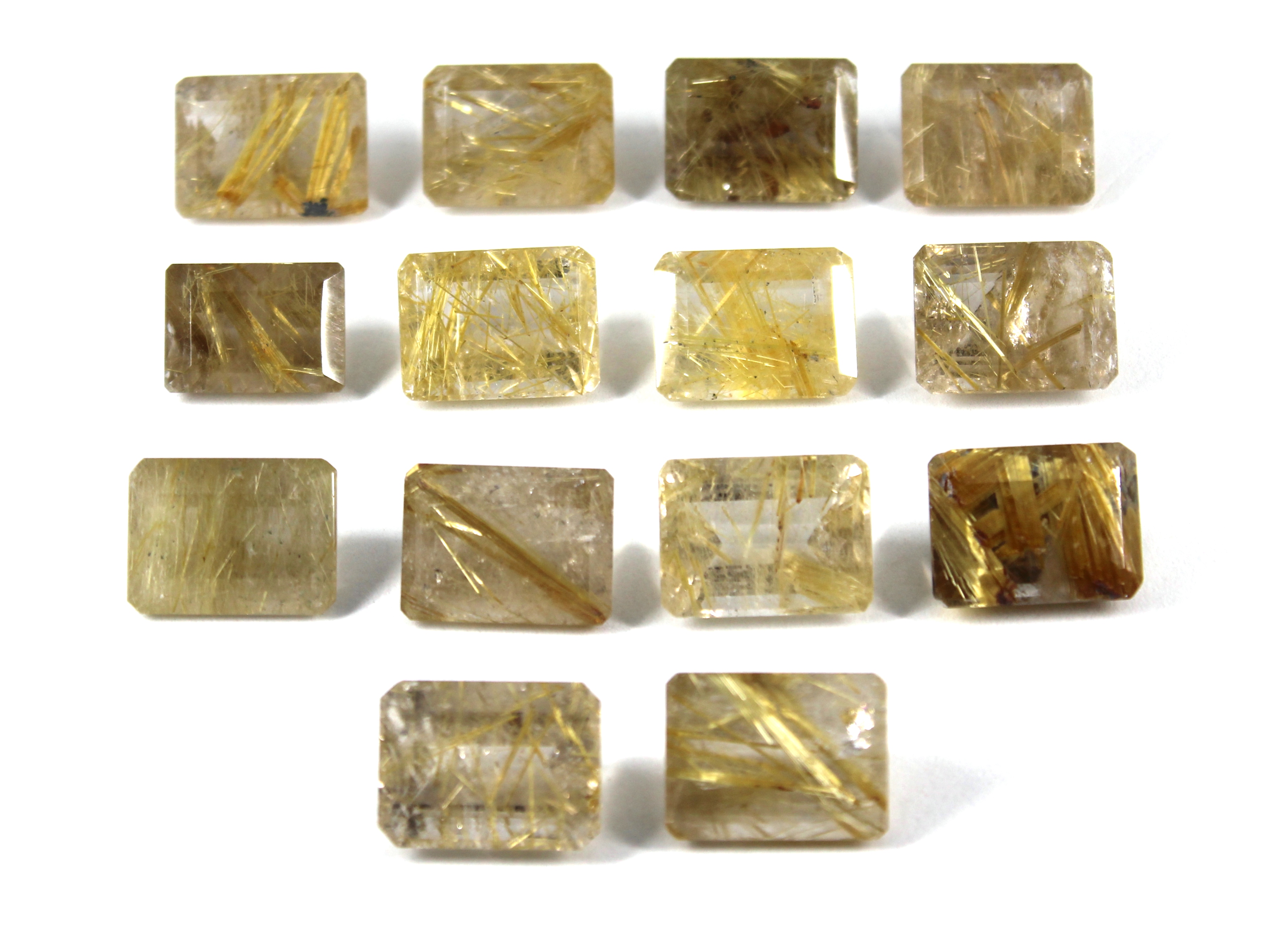 310.6 CTTW EMERALD-CUT RUTILATED