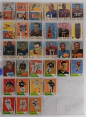 31PC 1957-60 TOPPS FLEER FOOTB