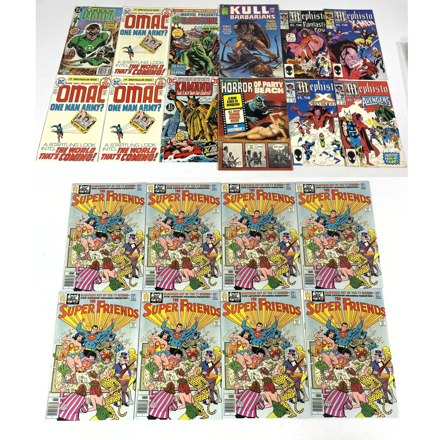 31pc Vintage Comic Lot. incl. DC