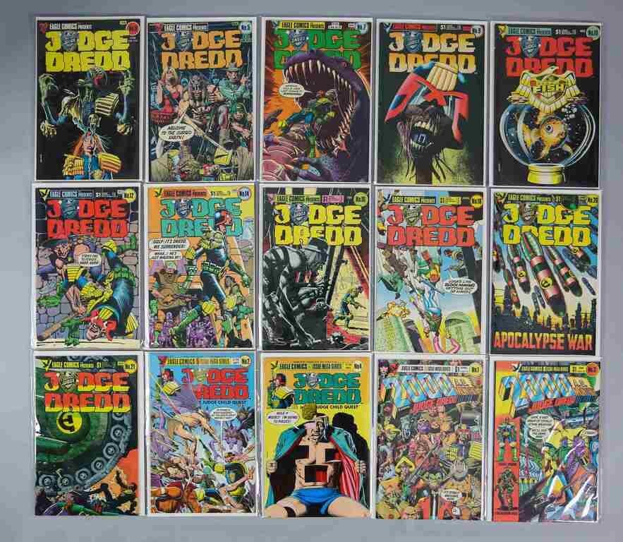 32 EAGLE COMICS JUDGE DREDD 1ST
