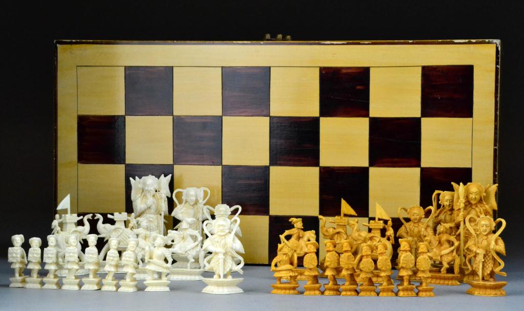 (32) Pcs. Chinese Carved Ivory