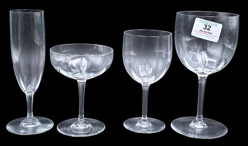 32 PIECE SET OF BACCARAT CRYSTAL