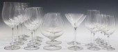 (32) RIEDEL COLORLESS GLASS ST
