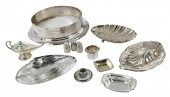 32 SILVER TABLE ITEMS20th cent