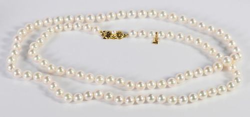 32" STRAND MIKIMOTO PEARLS32"