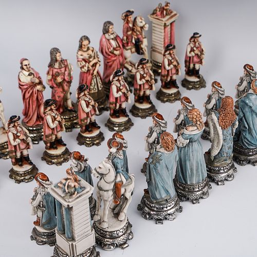 (32) THIRTY TWO PIECE NIGRI CHESS