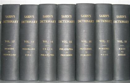 32 vols.  (Sabin's Dictionary):