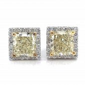 3.22 CT FANCY LIGHT YELLOW DIA