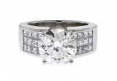 3.25 CT. ROUND DIAMOND PLATINU
