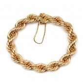 32.9 GRAM 18K TWISTED ROPE BRA