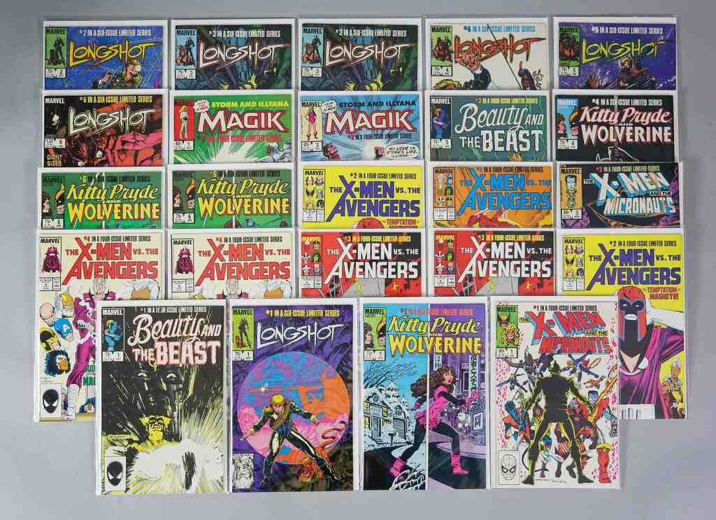 33 COMIC BOOKS X-MEN LONGSHOT NAMOR