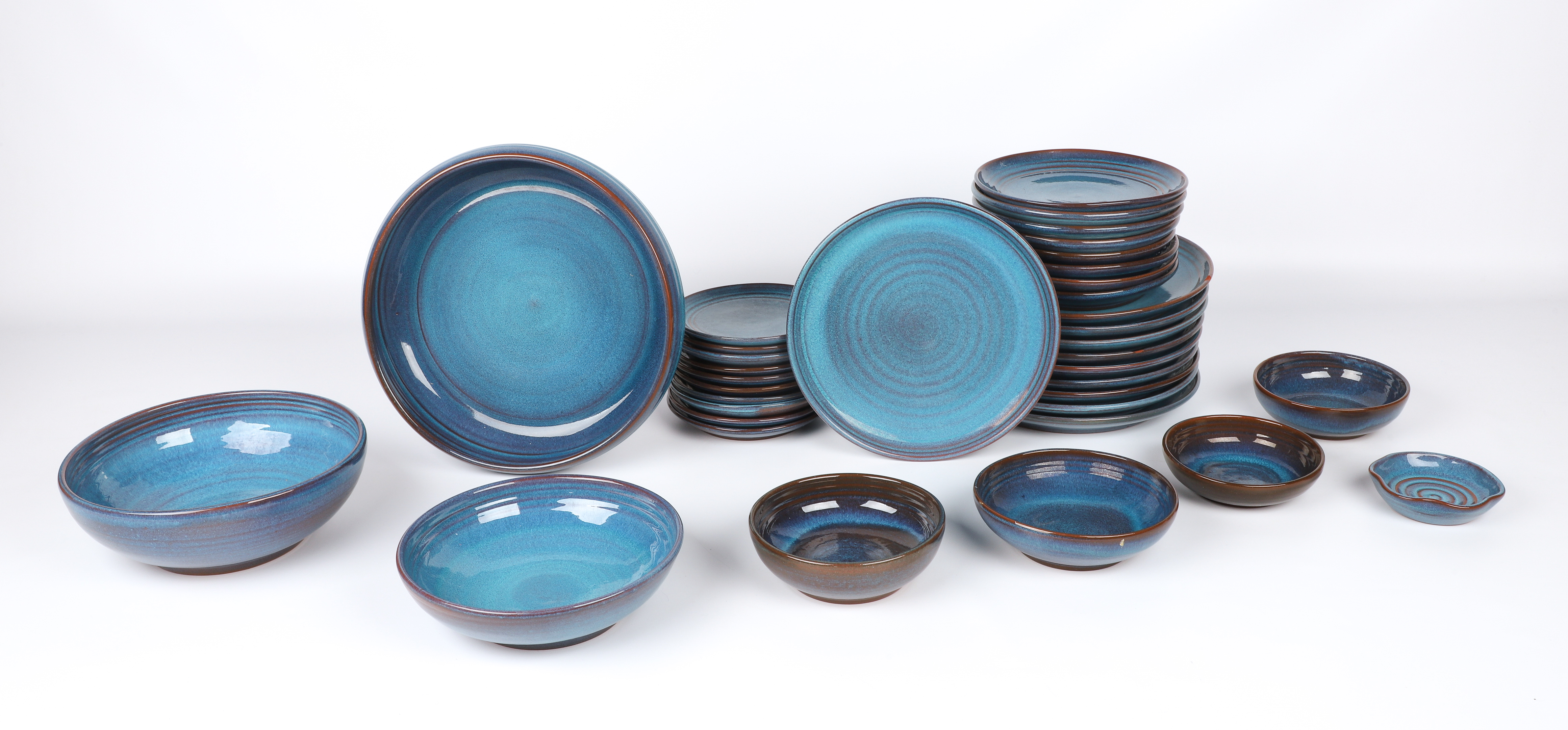 (33) Pcs Rackliffe Pottery