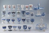 33 PIECE COLLECTION EGG CUPS A