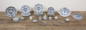33 PIECES BLUE ONION PATTERN P