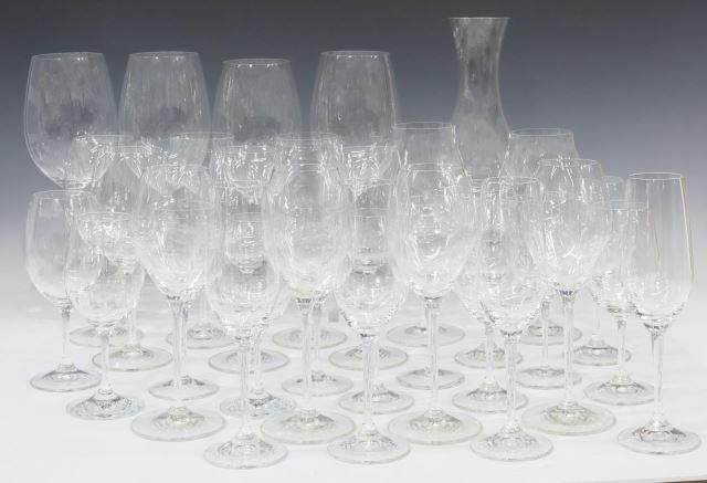 (33) RIEDEL GLASS WINE STEMWARE &