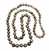33" STRAND OF TAHITIAN PEARLS