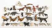 (34) ASSORTED ANIMAL & HUMAN F