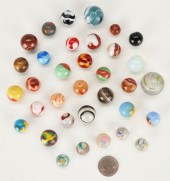 34 ASSORTED MACHINE & HANDMADE