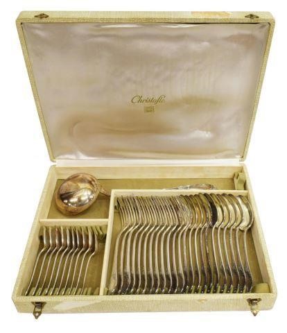 (34) CHRISTOFLE 'MARLY' SILVER